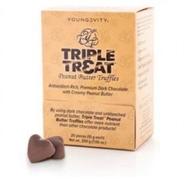 Triple Treat Peanut Butter Truffles (20ct)