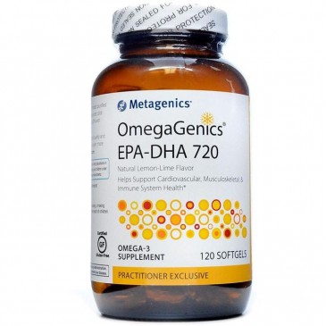 OmegaGenics EPA-DHA 720 Lemon Lime 120 softgels