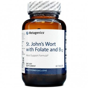 St. Johns Wort, Folate and B12 60 tabs