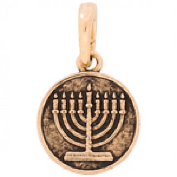 Gold Menorah Droplet