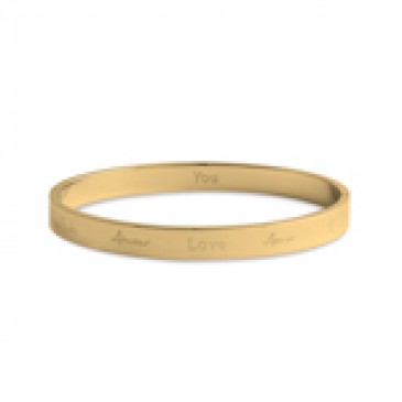 Love Gold Bangle