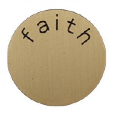 Faith Medium Gold Coin