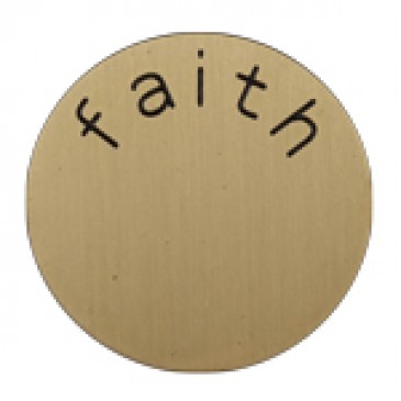 Faith Medium Gold Coin