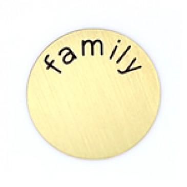 Family Medium Gold Coin