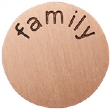 Family Medium Rose Gold Coin