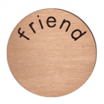 Friend Medium Rose Gold Coin