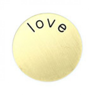 Love Medium Gold Coin