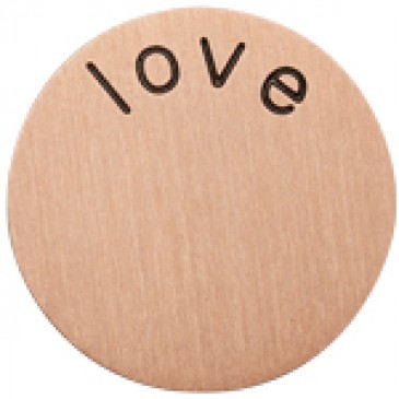 Love Medium Rose Gold Coin