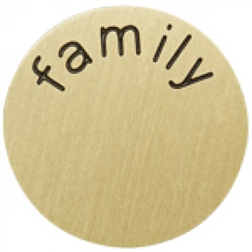 Family Large Gold Coin