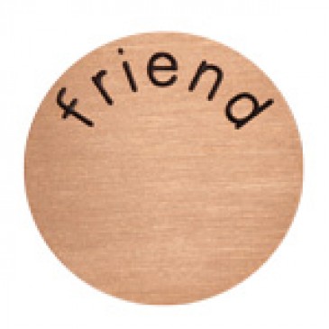 Friend Large Rose Gold Coin