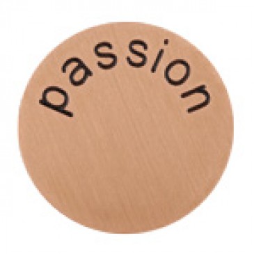 Passion Large Rose Gold Coin