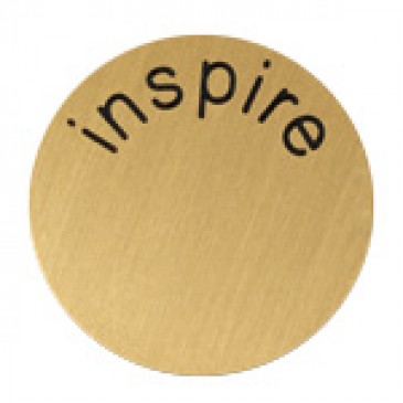 Inspire Large Gold Coin