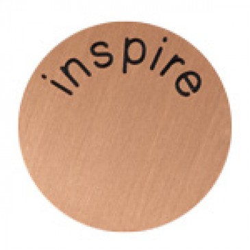 Inspire Large Rose Gold Coin