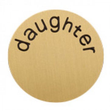 Daughter Large Gold Coin