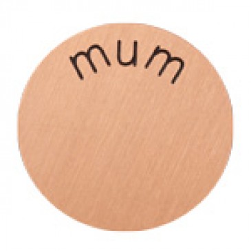 Mum Large Rose Gold Coin