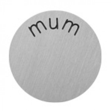 Mum Large Silver Coin