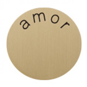 Amor Large Gold Coin