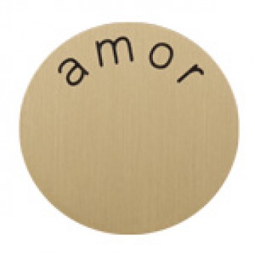 Amor Medium Gold Coin