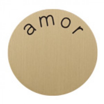 Amor Medium Gold Coin