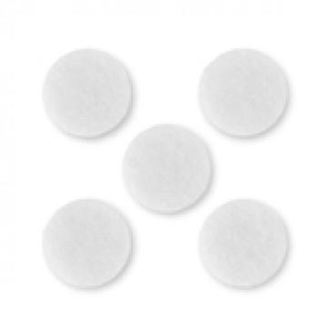 Filigree Round White Scent-able Coin - 5 Pack