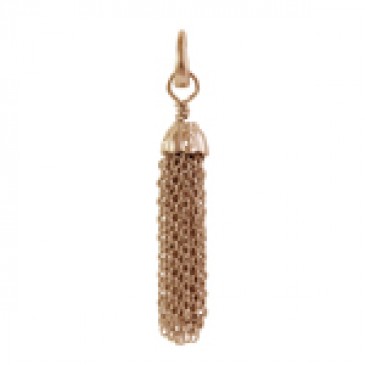 Rose Gold Metal Tassel