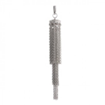 Silver Chandelier Tassel