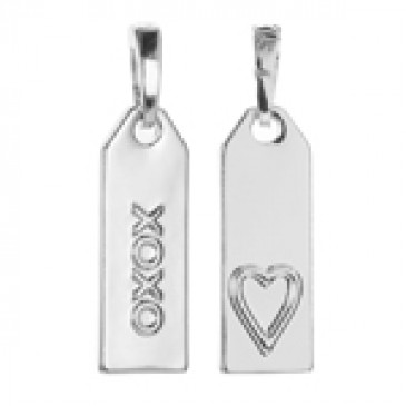 XOXO Silver Droplet