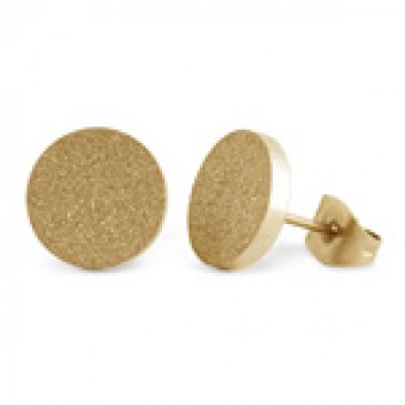 Gold Diamond Dust Studs