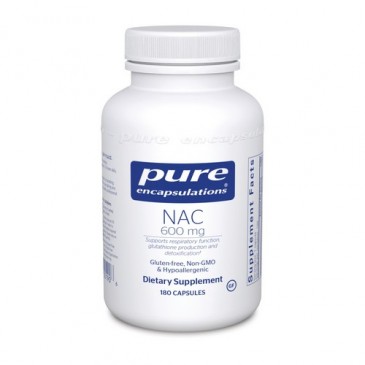 NAC (N-Acetyl-l-Cysteine) 600 mg. 180 vcaps  