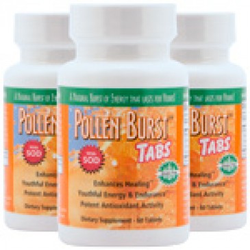 Pollen Burst Tabs - 60 Tablets (3 Pack)