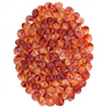 Red Magma Crystal Oval Screen