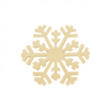 Medium Gold Snowflake Screen