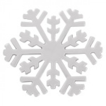 Large Silver Snowflake Screen