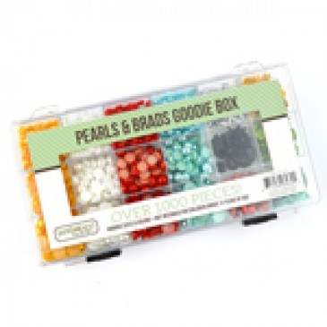Pearls and Brads Embellishment Kit