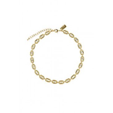 Radiant Gold Tone Necklace
