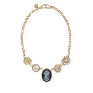 Cameo Gold Necklace