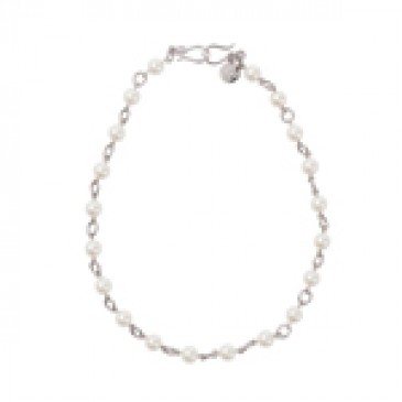 Simply Pearl Silver Chain