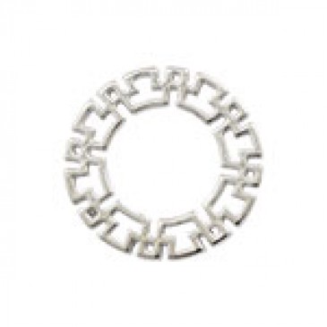 Mayan Silver Circle Frame