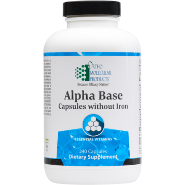 Alpha Base Capsules without Iron - 240 Count